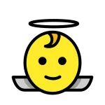 Baby Angel SVG Icon